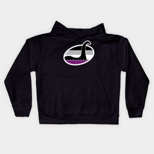 Asexual Nessie Cryptid Pride Kids Hoodie